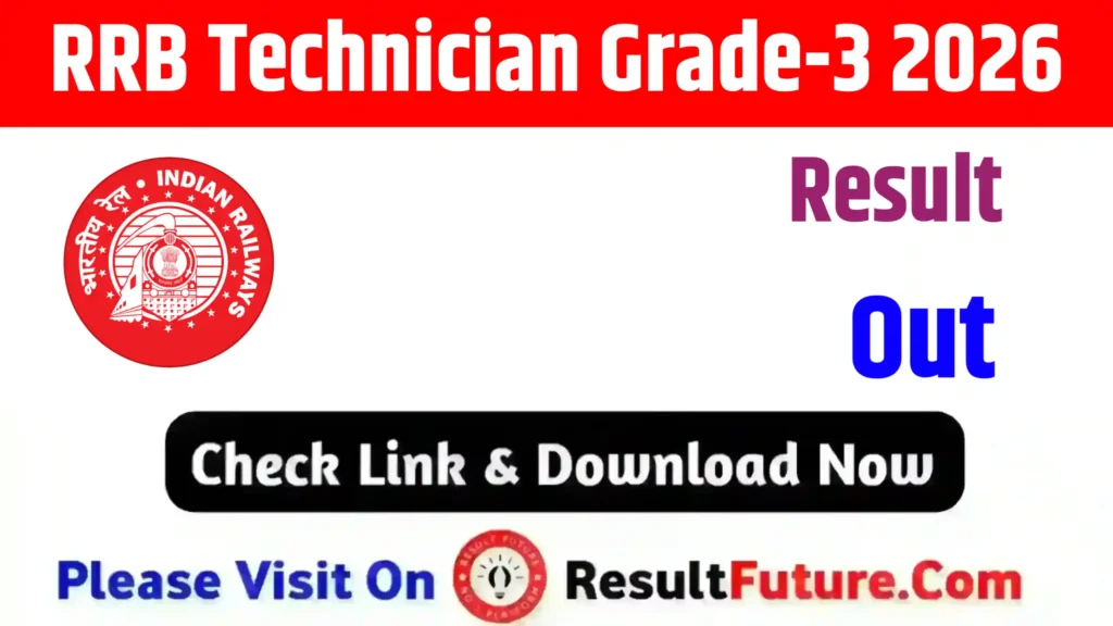 RRB Technician Grade-3 Result 2026