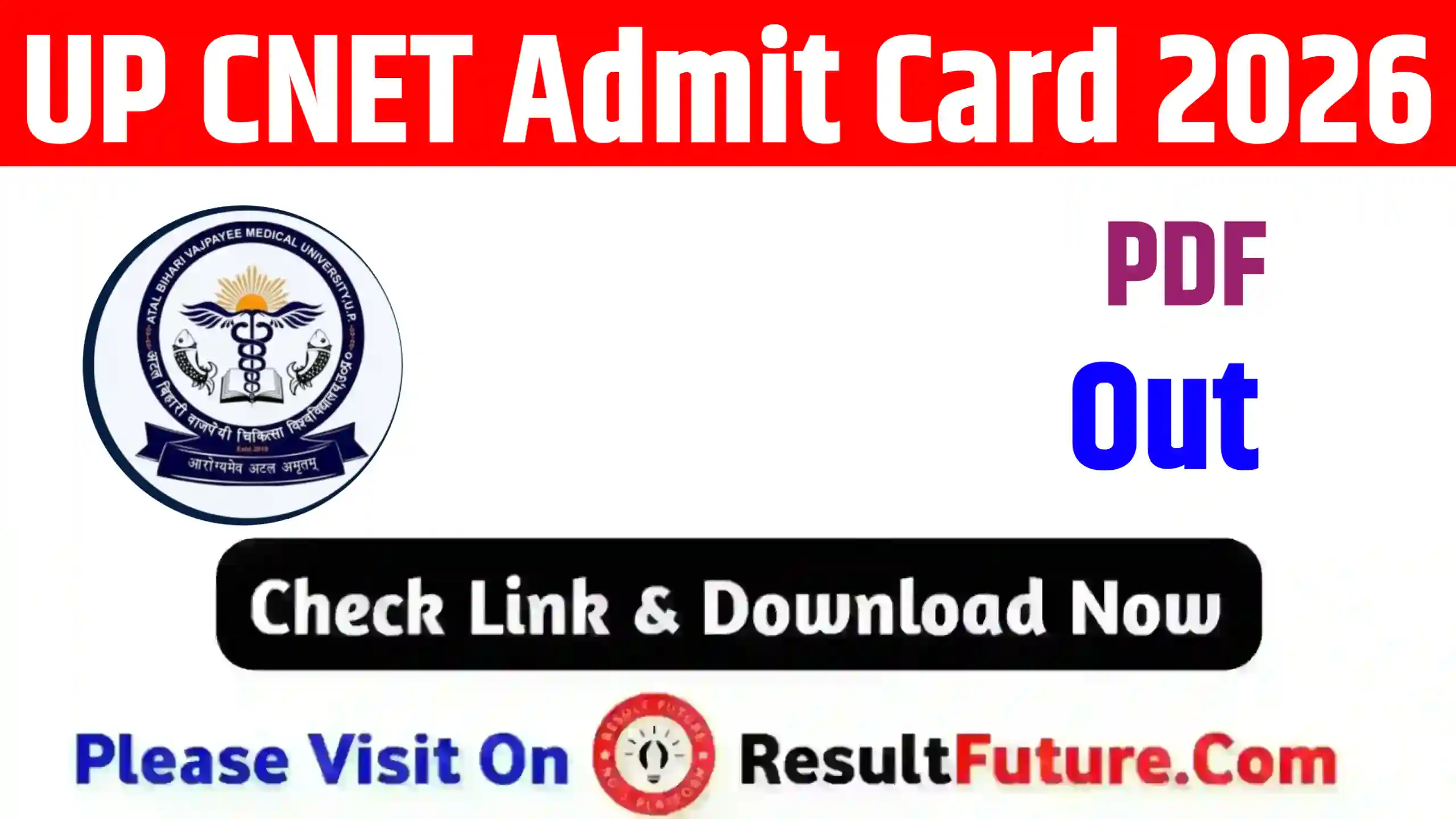 UP CNET Admit Card 2026