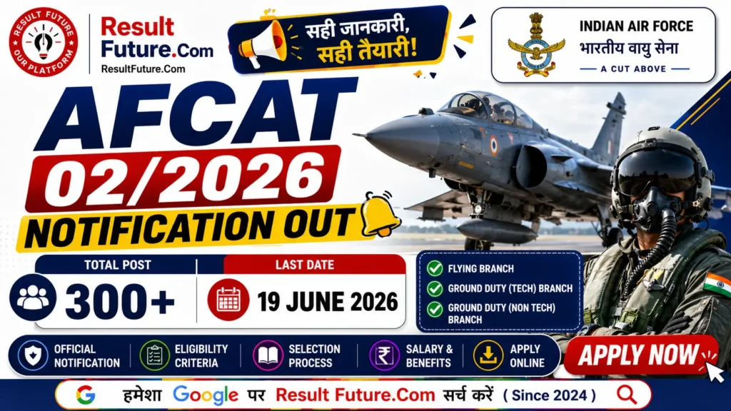 AFCAT 02/2026 Notification