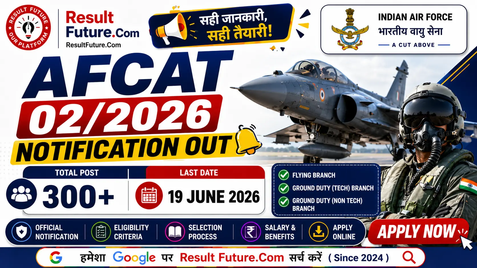 AFCAT 02/2026 Notification