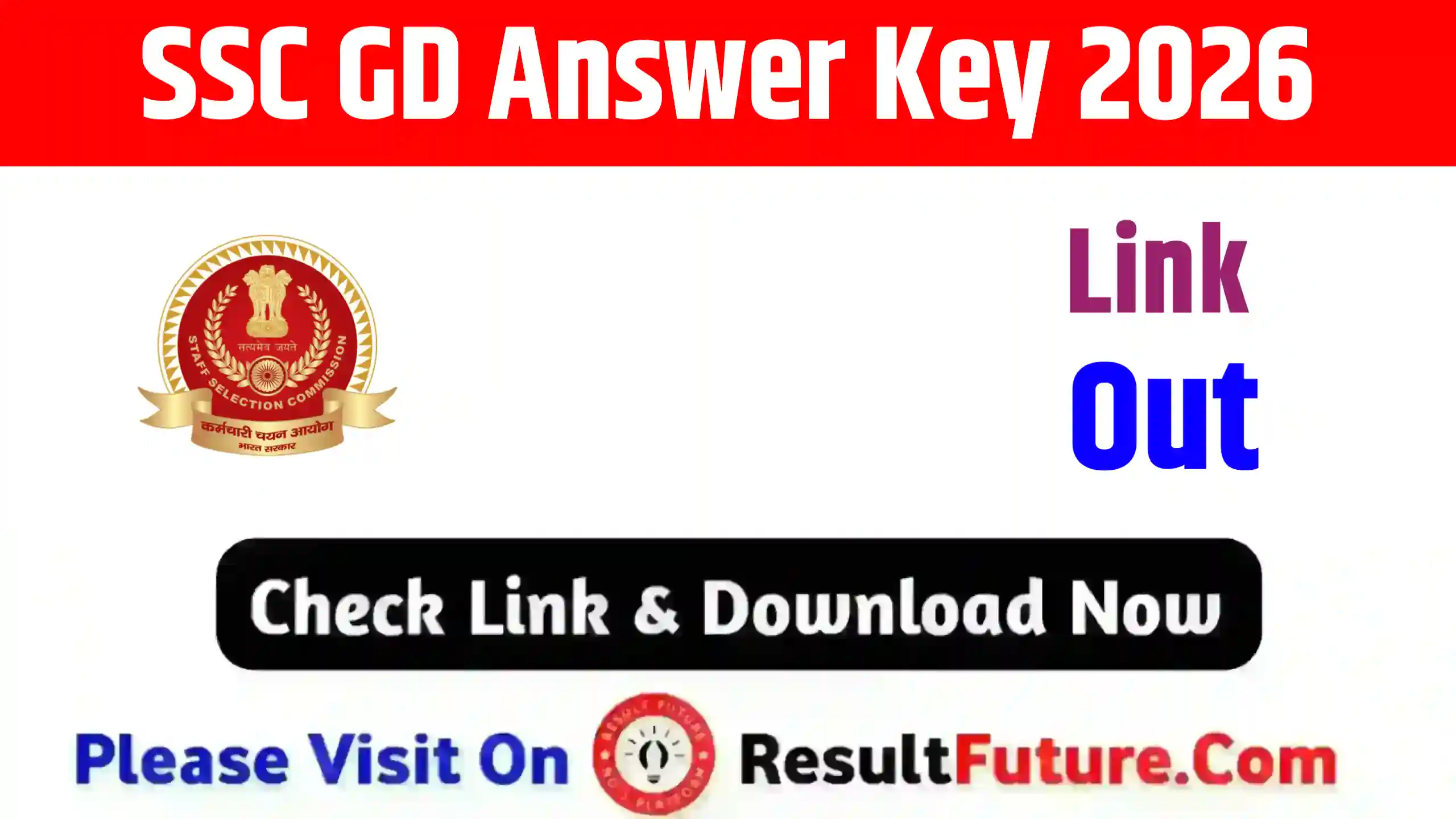 SSC GD Answer Key 2026 : Check Response Sheet Date