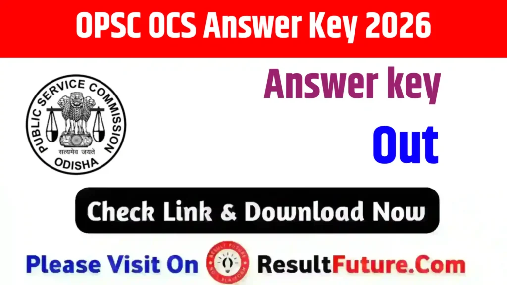 OPSC OCS Answer Key 2026