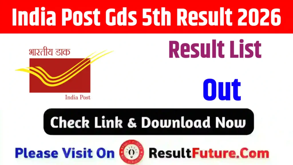 India Post Gds 5th Result 2026
