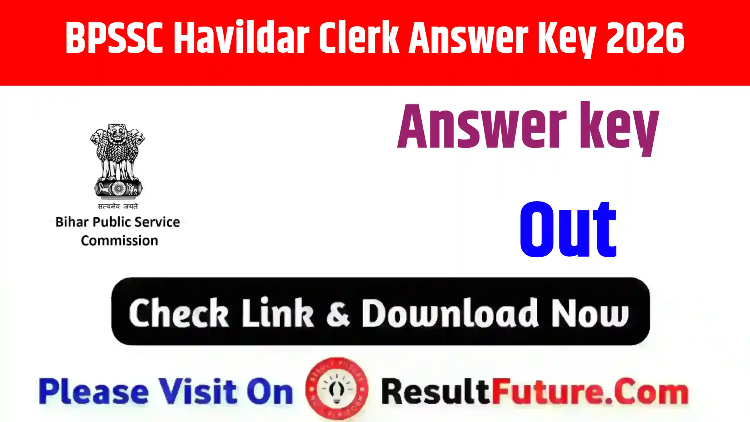 BPSSC Havildar Clerk Answer Key 2026