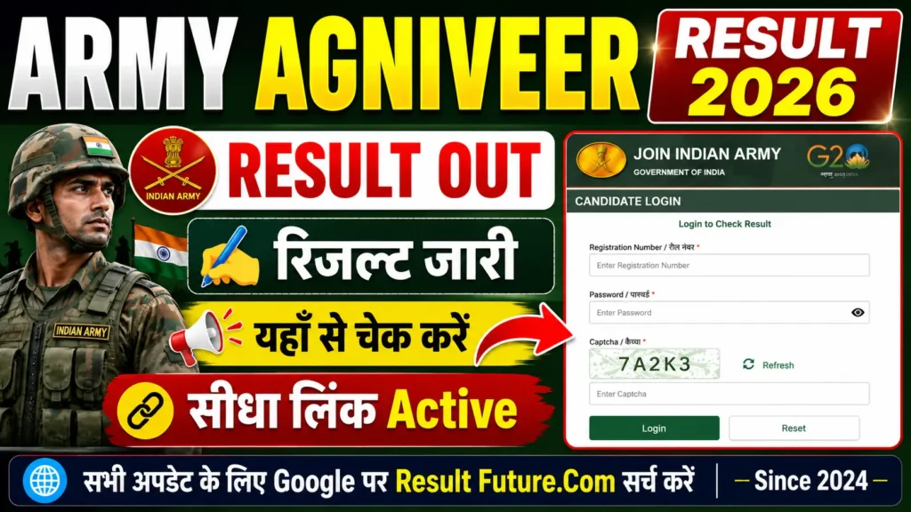 Army Agniveer Result 2026