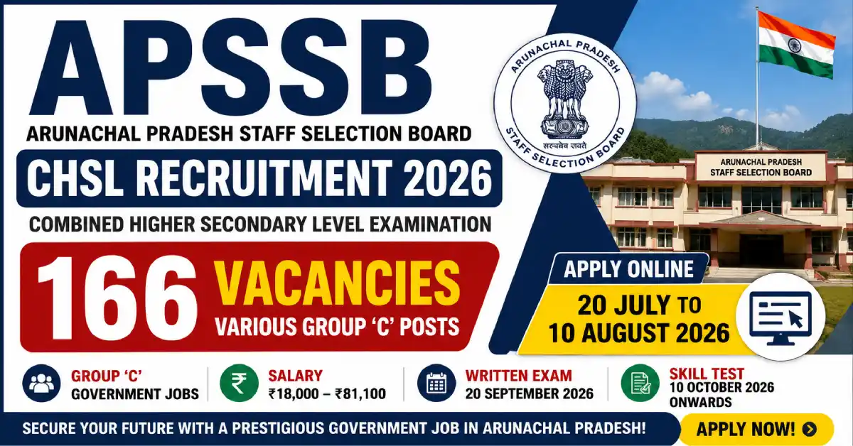 APSSB CHSL Recruitment 2026