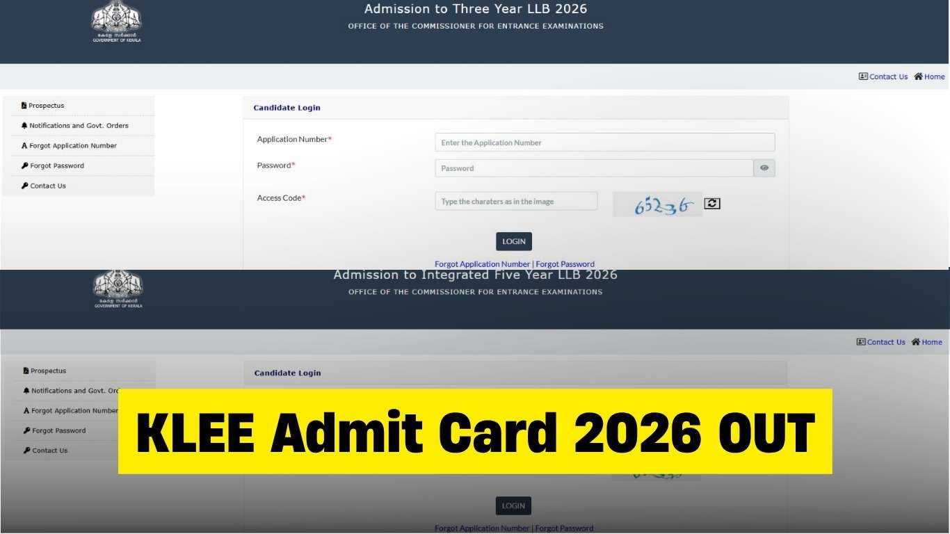 KLEE Admit Card 2026
