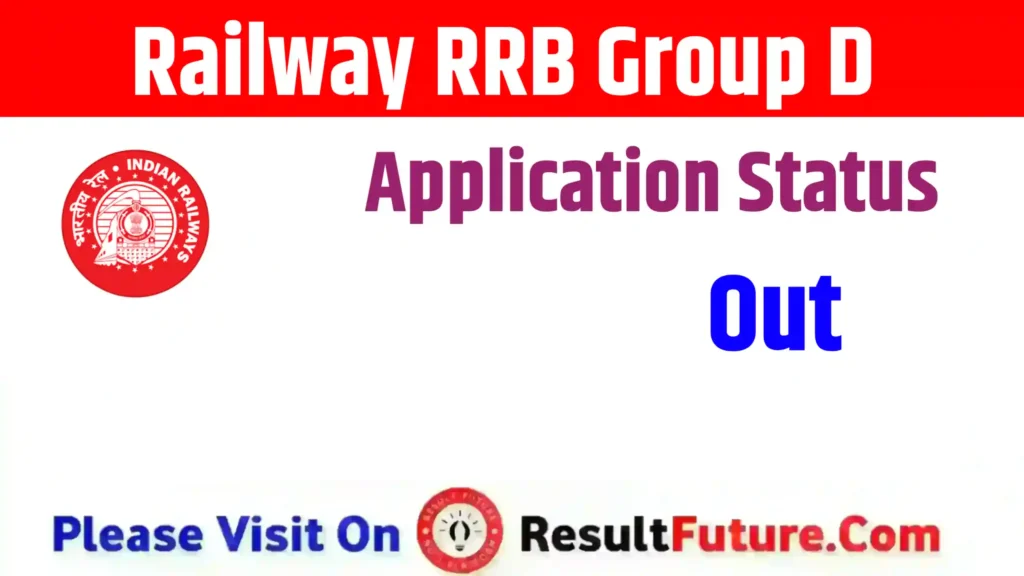 Railway RRB Group D Application Status 2026