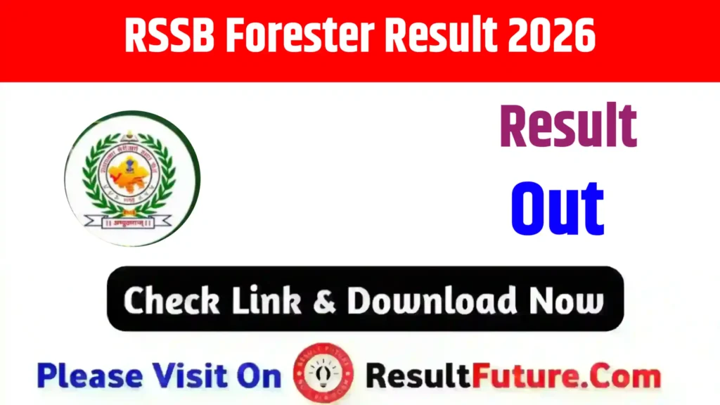 RSSB Forester Result 2026