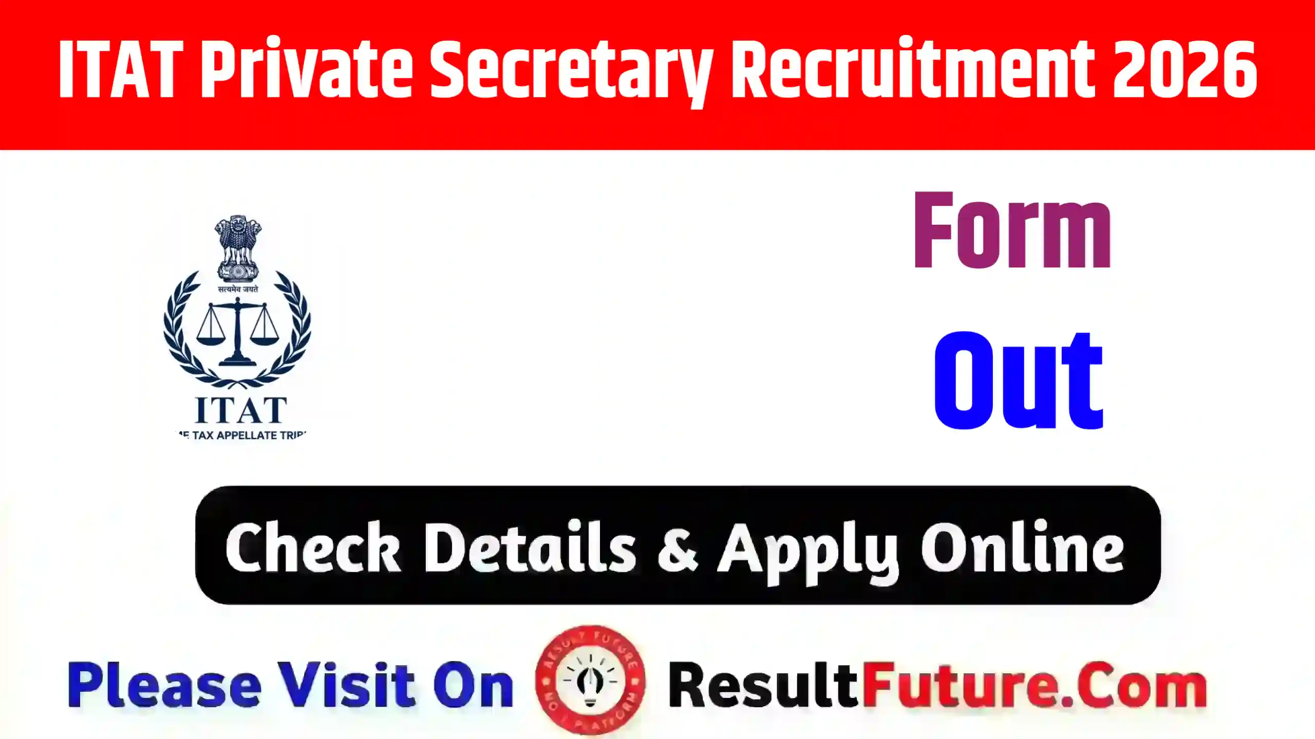 ITAT Private Secretary Recruitment 2026