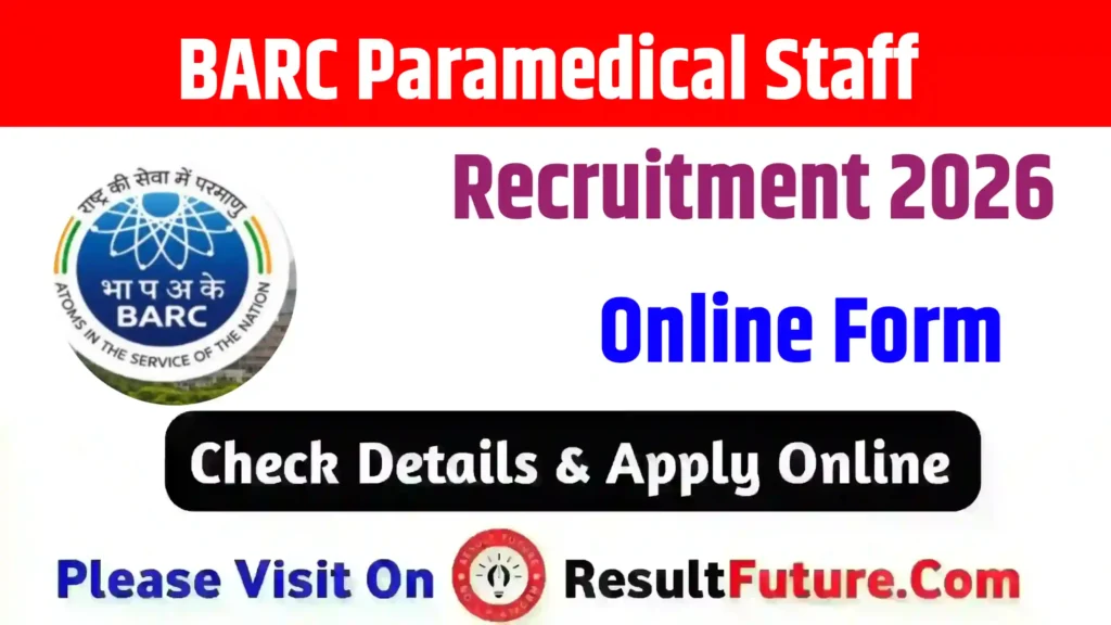 BARC Paramedical Staff Recruitment 2026