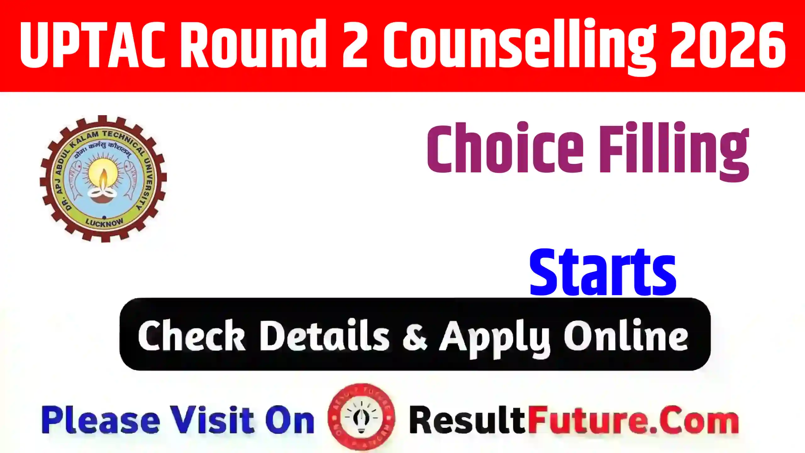 UPTAC Round 2 Counselling 2026