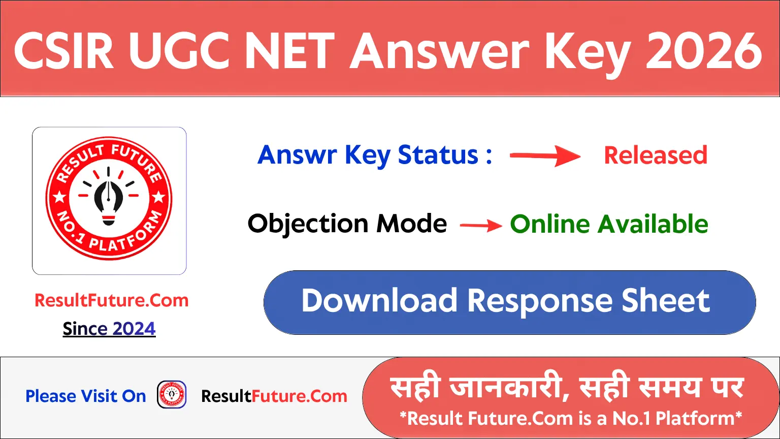 CSIR NET Answer Key 2026
