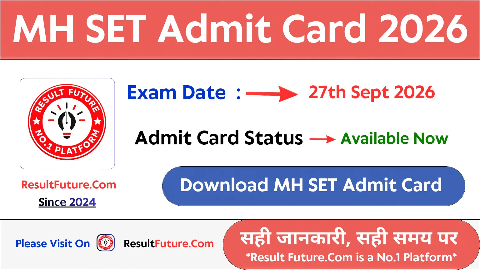 MH SET Admit Card 2026
