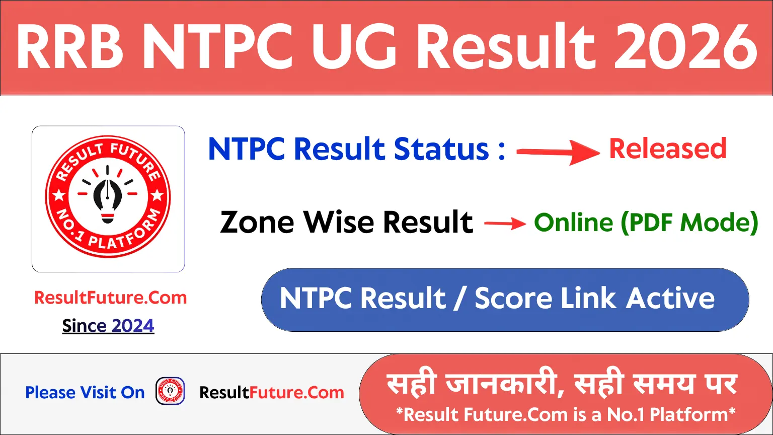 RRB NTPC UG Result 2026