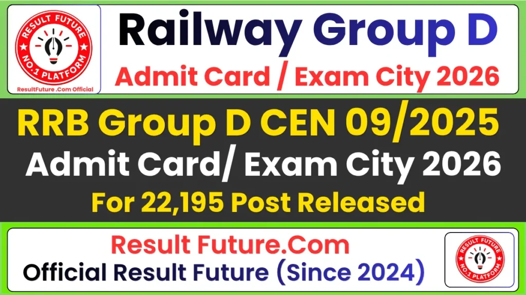 Railway RRB Group D Admit Card 2026