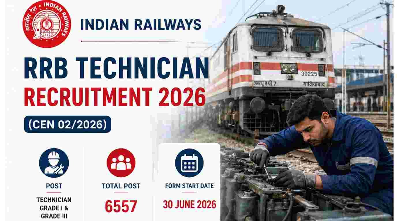 Railway RRB Technician Recruitment 2026
