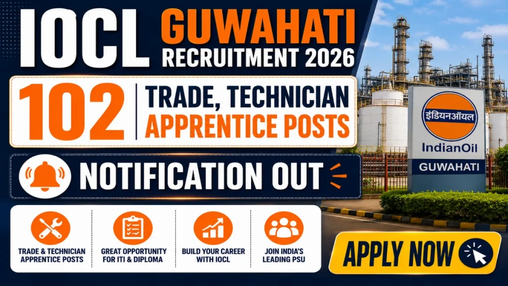 IOCL Guwahati Apprentice Recruitment 2026