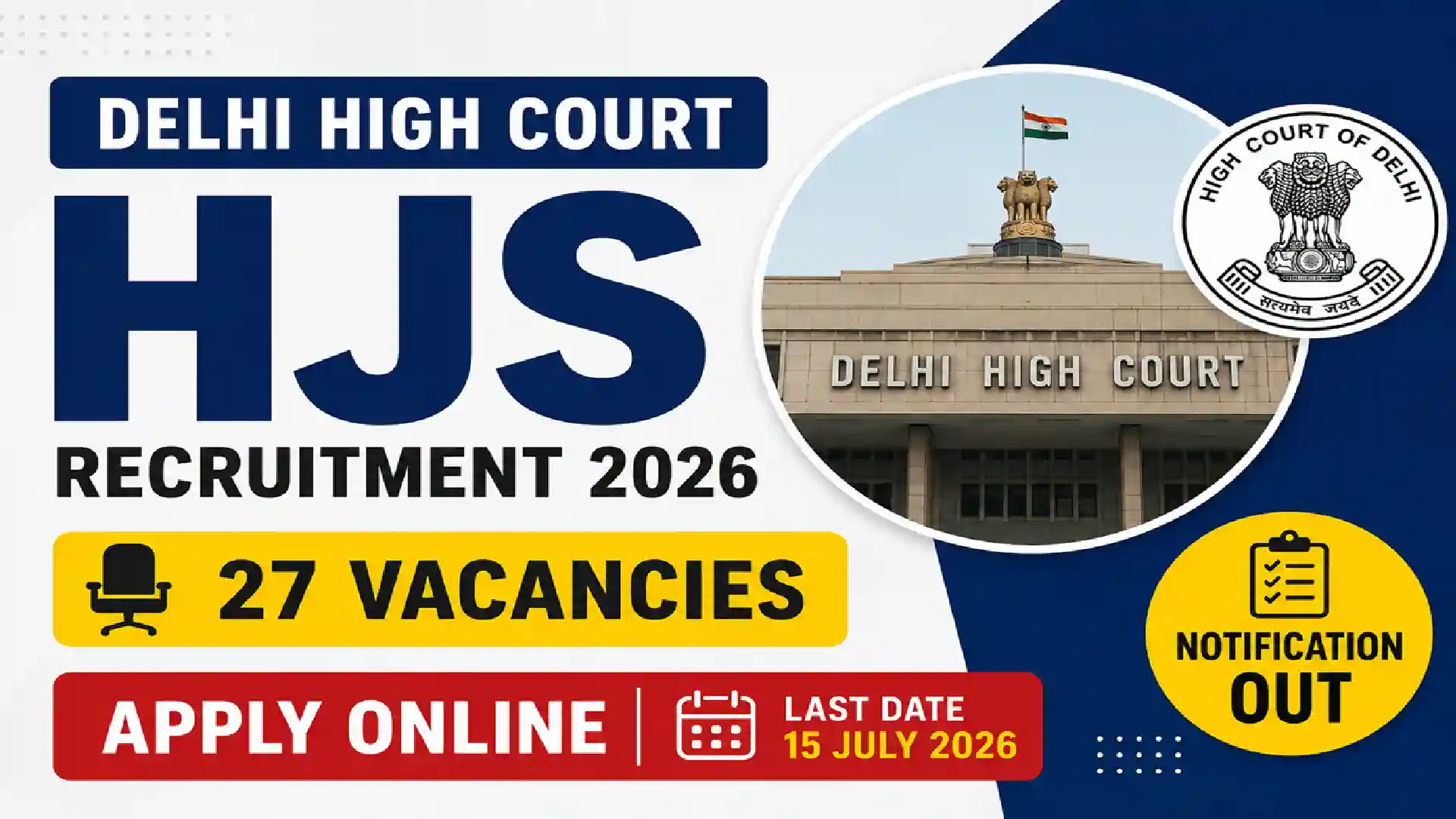 Delhi Higher Judicial Service (HJS) Exam 2026