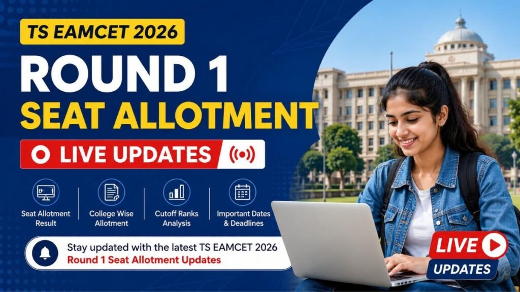 TS EAMCET Seat Allotment 2026