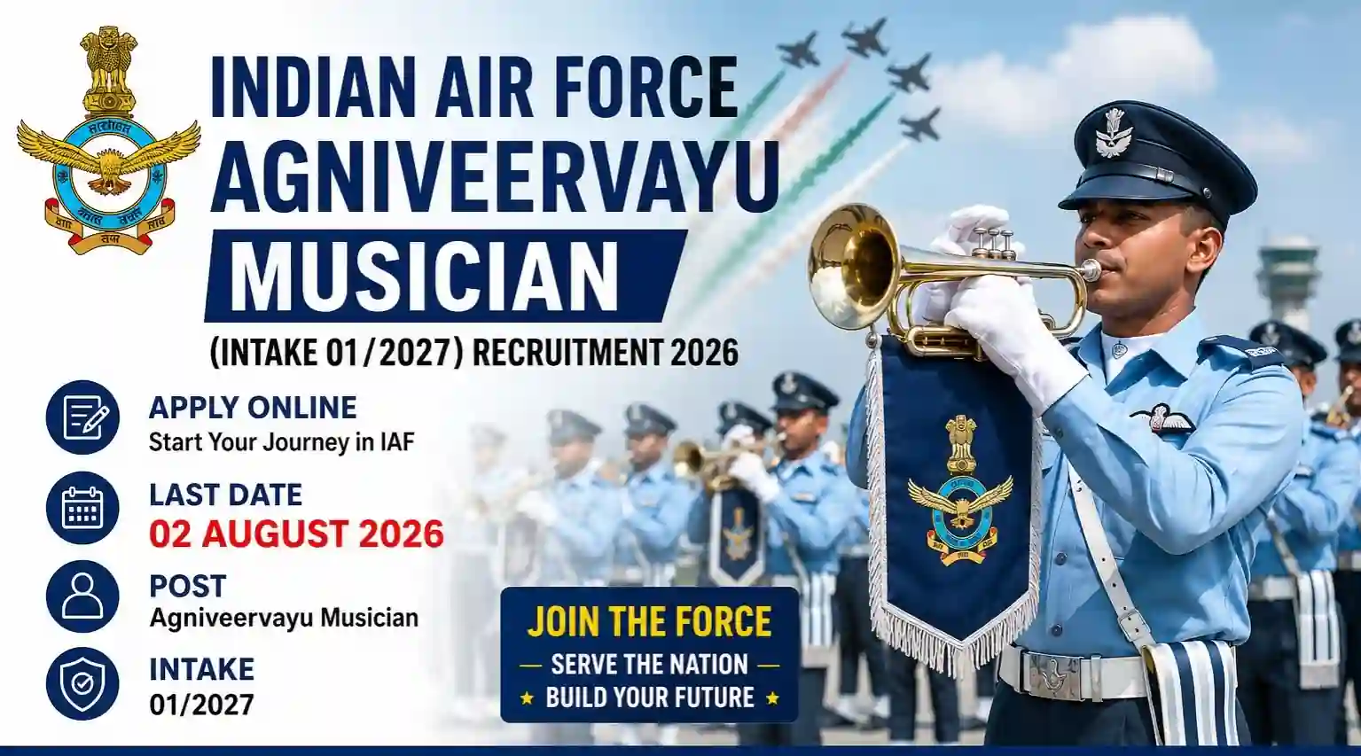 IAF Agniveervayu Musician Recruitment 2026