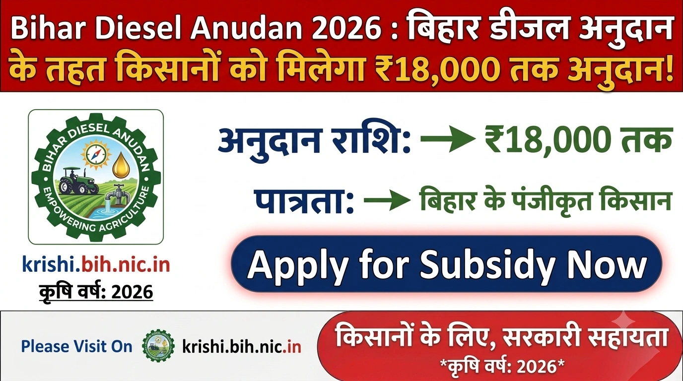 Bihar Diesel Anudan 2026