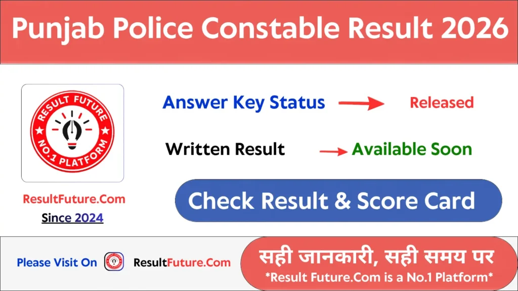 Punjab Police Constable Result 2026