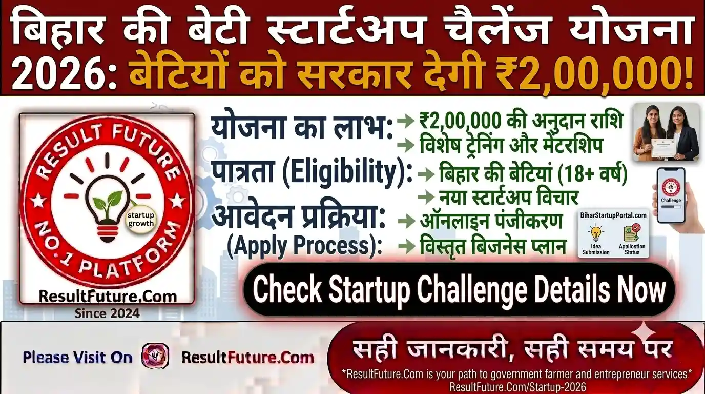Bihar Ki Beti Startup Challenge Yojana 2026 : बेटियों को सरकार देगी ₹200000!