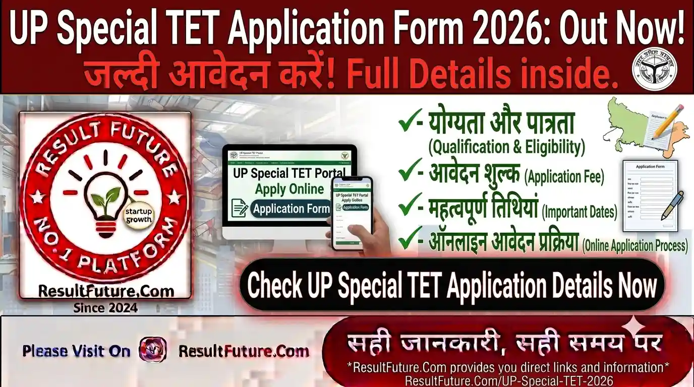 UP Special TET Application Form 2026