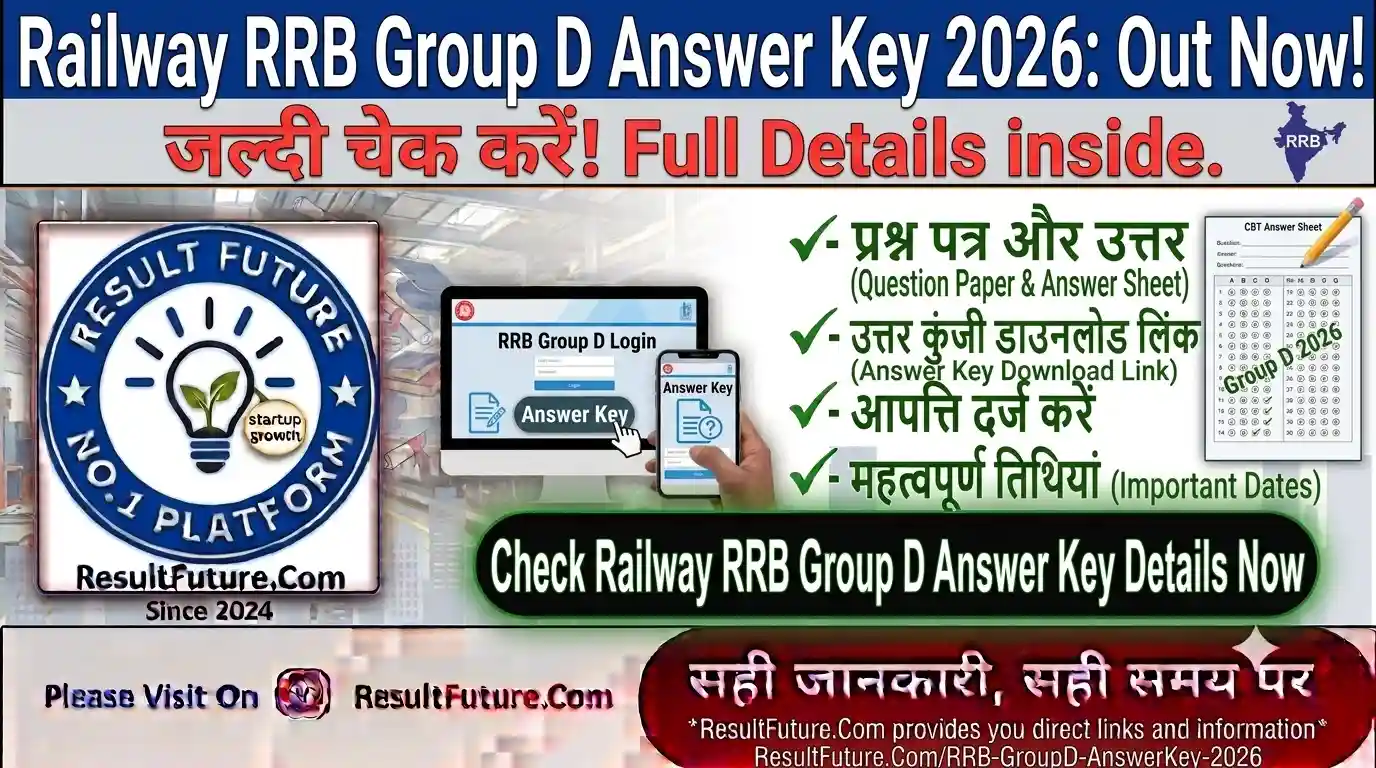 Railway RRB Group D Answer Key 2026