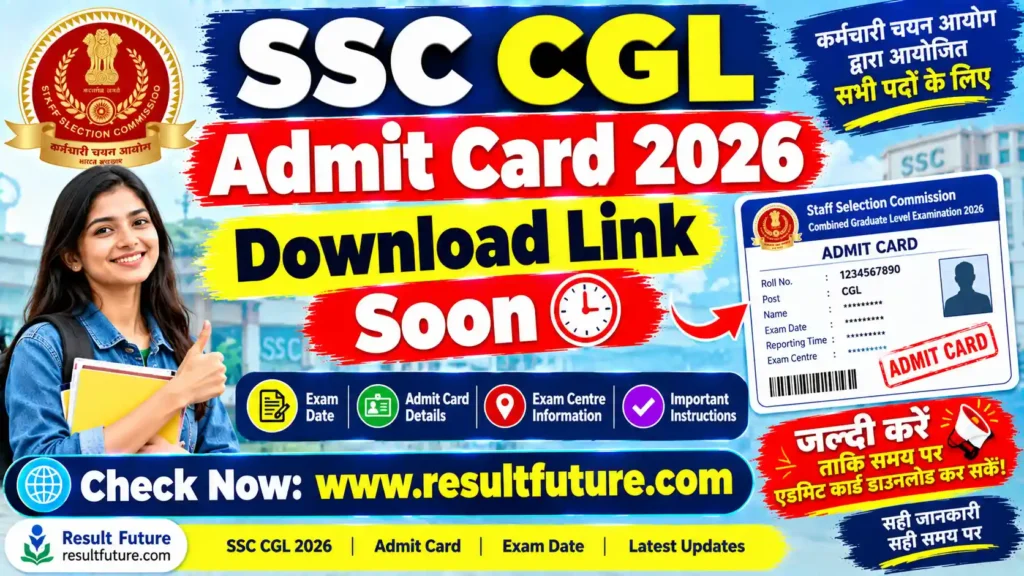 SSC CGL Admit Card 2026 : Download Link Soon