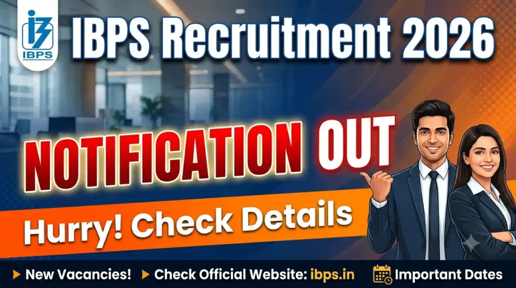 IBPS Recruitment 2026 : Notification OUT